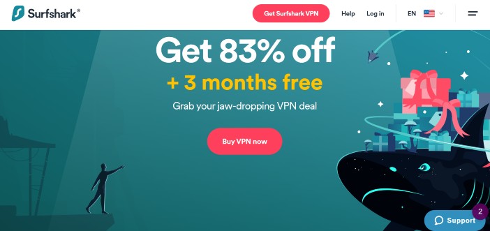 best monthly VPNs - Surfshark